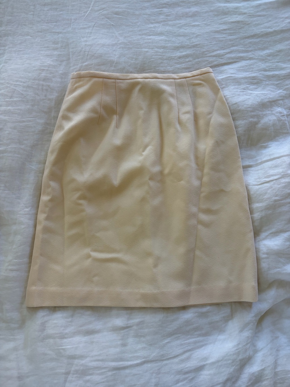 Vintage Butter Yellow Mini Skirt